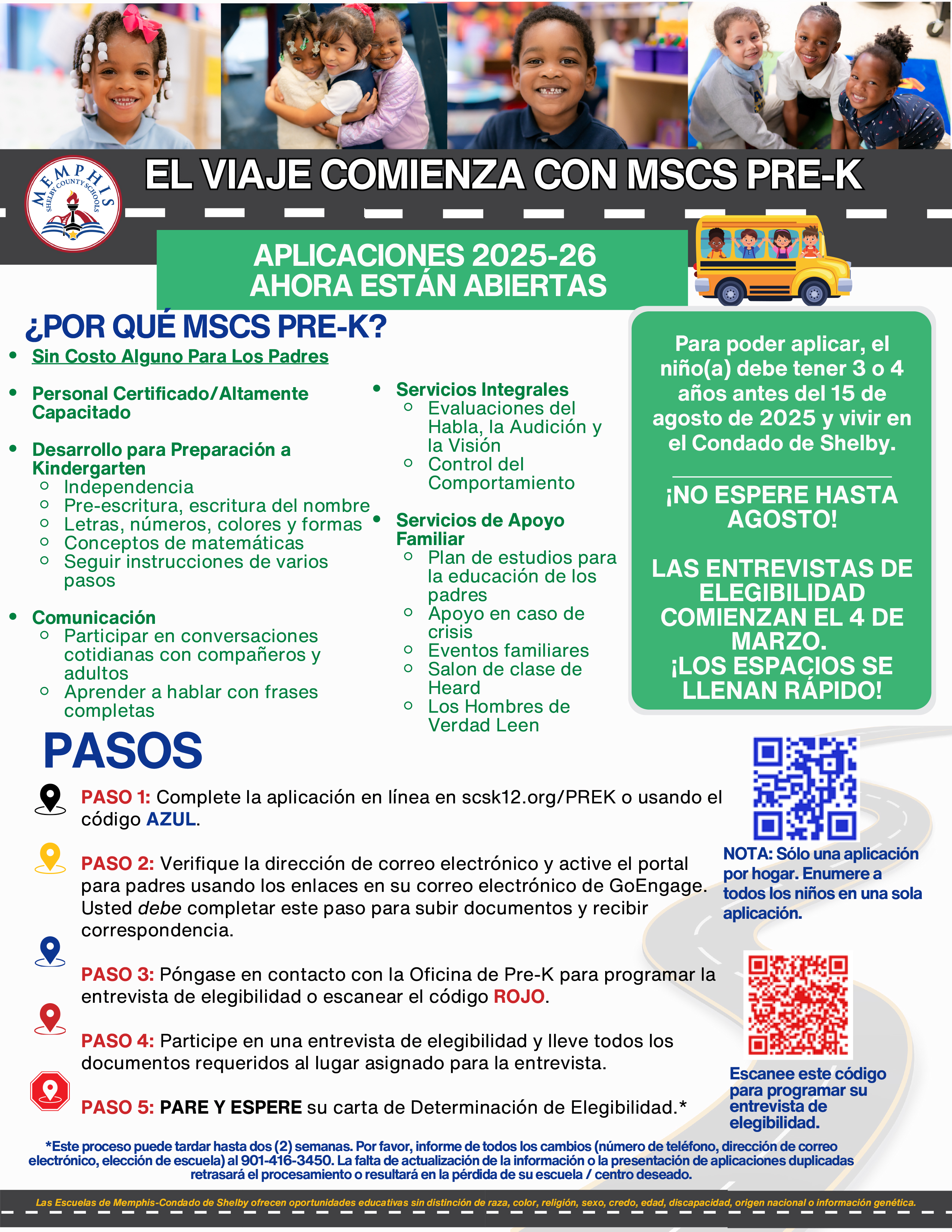 Pre-K Flyer Spanish